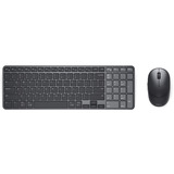 Dell Pro 7 wiederaufladbare kompakte Tastatur und Maus (KM746), Desktop-Set graphit, DE-Layout, Scherenmechanik