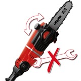 Einhell Akku-Multifunktionswerkzeug GE-HC 18Li T Kit, 18 Volt, Hochentaster rot, Li-Ion-Akku 3,0Ah