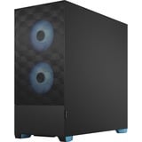 Fractal Design Pop Air RGB Cyan Core TG Clear Tint, Tower-Gehäuse schwarz/hellblau