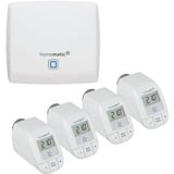Homematic IP Smart Home Starter Set Heizen  weiß, inkl. 4 Heizkörperthermostate
