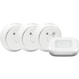 Homematic IP Starter Set Rauchwarnmelder - 3 Räume 1x Access Point 2, 3x Rauchwarnmelder