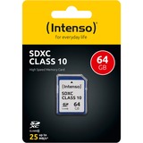 Intenso Secure Digital SDXC Card 64 GB, Speicherkarte Class 10