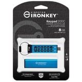 Kingston IronKey Keypad 200 8 GB, USB-Stick USB-C 3.2 Gen 1