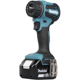 Makita Akku-Bohrschrauber mit Wechselkopfsystem DDF491ZJ01, 18Volt blau/schwarz, ohne Akku und Ladegerät, mit vier verschiedenen Aufsätzen
