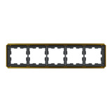 Merten D-Antik Metallrahmen fünffach gold, Retail