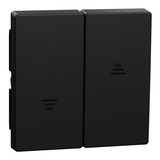 Merten Wippe für Rolladenschalter, zweiteilig, mit Pfeilsymbol, lackiert, matt, IP20 schwarz (matt), Retail