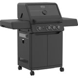RÖSLE Gasgrill ALLFLAME Peer 3 schwarz, CRISPZONE (bis 450 °C), Vario+ Grillrostsystem