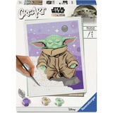 Ravensburger CreArt Star Wars - Meditierender Grogu, Malen 