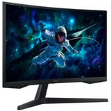 SAMSUNG Odyssey G5 S27CG554EU Generalüberholt, Gaming-Monitor 68 cm (27 Zoll), schwarz, QHD, VA, Curved, DP, HDMI, 165Hz Panel