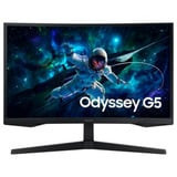 SAMSUNG Odyssey G5 S27CG554EU Generalüberholt, Gaming-Monitor 68 cm (27 Zoll), schwarz, QHD, VA, Curved, DP, HDMI, 165Hz Panel