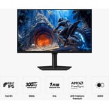 Samsung Odyssey S27HG402EU, Gaming-Monitor 68 cm (27 Zoll), schwarz, FullHD, Fast-IPS, HDMI, DP, Free Sync Premium, 300Hz Panel