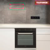 Telefunken B-OV-75-A-I, Backofen schwarz