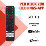 Telefunken D43U790B2CW, LED-Fernseher 108 cm (43 Zoll), schwarz, UltraHD/4K, Tripple-Tuner, SmartTV, VIDAA-Betriebssystem