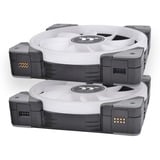 Thermaltake SWAFAN EX14 RGB PC Cooling Fan TT Premium Edition, Gehäuselüfter schwarz, 3er Pack, inkl. Controller, 140 mm