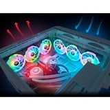 Thermaltake SWAFAN EX14 RGB PC Cooling Fan TT Premium Edition, Gehäuselüfter schwarz, 3er Pack, inkl. Controller, 140 mm
