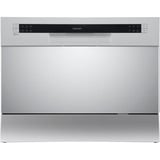 homeX GST6AD-S Tischgeschirrspüler , Spülmaschine silber, 6 Maßgedecke