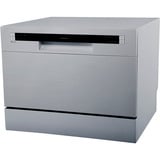 homeX GST6AD-S Tischgeschirrspüler , Spülmaschine silber, 6 Maßgedecke
