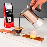 Bialetti Venus, Espressomaschine kupfer/silber, 4 Tassen