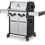 Broil King Gasgrill Baron S 490 IRX edelstahl, mit IR-Seiten- und Heckbrenner
