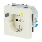 Busch-Jaeger Busch-J. FI-SCHUKOMAT Einsatz elfenbein weiá 3120 EUCB-82, Steckdose weiß, Retail