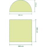 Coleman Pavillon Event Shelter, 3,65 x 3,65m hellgrau/grau