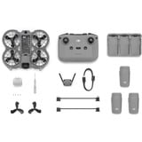 DJI Neo 2 Fly More Combo , Drohne grau, 12 Megapixel, 2-Achsen-Gimbal, inkl. 3 Akkus, Fernsteuerung und Ladegerät