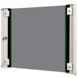 Digitus Glas-Fronttür für 19" 9HE Wandgehäuse Unique Serie, Frontpanel grau, 9 Höheneinheiten
