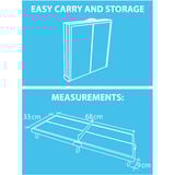 Donic-Schildkröt Tischtennis-Mini-Tisch-Set, Fitnessgerät blau