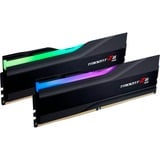 G.Skill DIMM 48 GB DDR5-6000 (2x 24 GB) Dual-Kit, Arbeitsspeicher schwarz, F5-6000J4048F24GX2-TZ5RK, Trident Z5 RGB, INTEL XMP