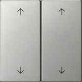 Gira Wippe zwei fach edelstahl, Retail