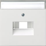 Gira Zentralplatte Universal-Anschlussdose mit Beschriftungsfeld Retail