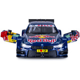 Jamara BMW M4 DTM Diecast, Modellfahrzeug blau, Maßstab 1:24, inkl. Knopfzellen