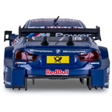 Jamara BMW M4 DTM Diecast, Modellfahrzeug blau, Maßstab 1:24, inkl. Knopfzellen