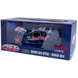 Jamara BMW M4 DTM Diecast, Modellfahrzeug blau, Maßstab 1:24, inkl. Knopfzellen