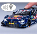 Jamara BMW M4 DTM Diecast, Modellfahrzeug blau, Maßstab 1:24, inkl. Knopfzellen