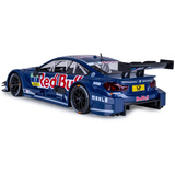 Jamara BMW M4 DTM Diecast, Modellfahrzeug blau, Maßstab 1:24, inkl. Knopfzellen