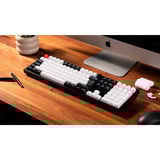 Keychron Q6 HE, Gaming-Tastatur schwarz/holz, DE-Layout, Gateron Double-Rail Magnetic Nebula, Aluminiumrahmen