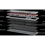 Keychron Q6 Knob, Gaming-Tastatur schwarz/blaugrau, DE-Layout, Gateron G Pro Brown, Hot-Swap, Aluminiumrahmen, RGB