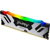 Kingston FURY DIMM 16 GB DDR5-6000  , Arbeitsspeicher schwarz/silber, KF560C32RSA-16, Fury Renegade RGB, INTEL XMP