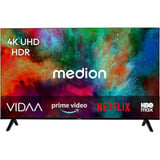 Medion LIFE MD 850201, LED-Fernseher 125.7 cm (50 Zoll), schwarz, UltraHD/4K, VIDAA, PVR