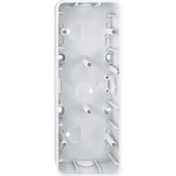 Merten Aufputzgehäuse drei fach polarweiß glänzend weiß (glänzend), Retail