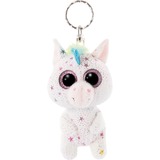 NICI Glubschis Schlüsselanhänger Einhorn Uberto, Kuscheltier weiß/weiß, 9 cm