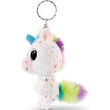NICI Glubschis Schlüsselanhänger Einhorn Uberto, Kuscheltier weiß/weiß, 9 cm