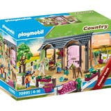 PLAYMOBIL 70995 Reitunterricht mit Pferdeboxen, Konstruktionsspielzeug