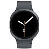 SAMSUNG Galaxy Watch8, Smartwatch dunkelgrau, 44 mm, Sport Band M/L