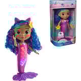 Spin Master Gabby's Dollhouse: Der Film - Sing & Shine Meerjungfrau Gabby, Spielfigur 30cm große Wasserspielpuppe mit Licht- & Soundeffekten