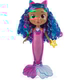 Spin Master Gabby's Dollhouse: Der Film - Sing & Shine Meerjungfrau Gabby, Spielfigur 30cm große Wasserspielpuppe mit Licht- & Soundeffekten