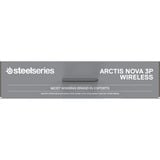 SteelSeries Arctis Nova 3P Wireless Aqua, Gaming-Headset hellblau, Für Playstation, Bluetooth, WiFi, Mobile App Control
