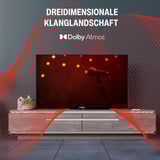 Telefunken QU65VP750S, QLED-Fernseher 164 cm (65 Zoll), schwarz, UltraHD/4k, Smart TV, Tripple-Tuner, VIDAA-Betriebssystem