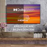 Telefunken QU65VP750S, QLED-Fernseher 164 cm (65 Zoll), schwarz, UltraHD/4k, Smart TV, Tripple-Tuner, VIDAA-Betriebssystem